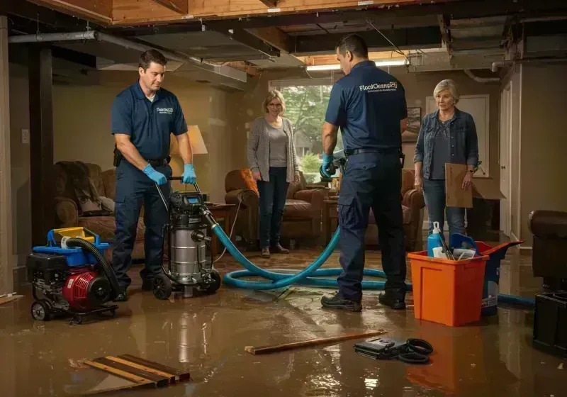 Basement Water Extraction and Removal Techniques process in New London, WI